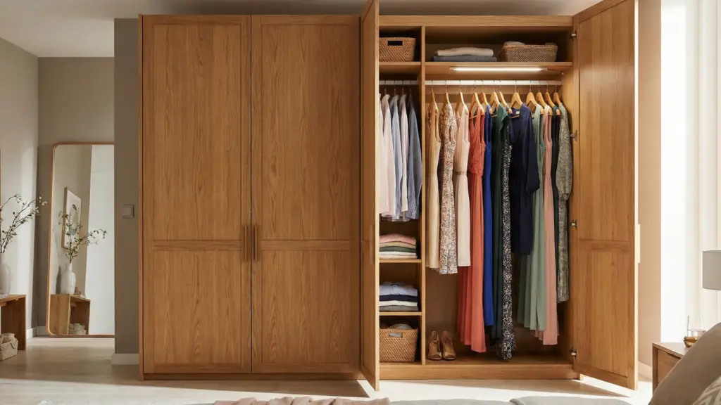 Elbise dolabı kurulumu